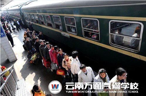 外出務工的農民工大軍
